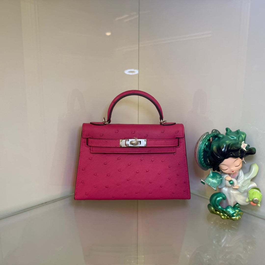 Herm**s ostrich bag.