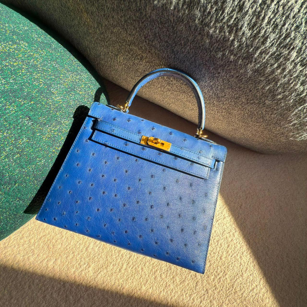 Herm**s ostrich bag.