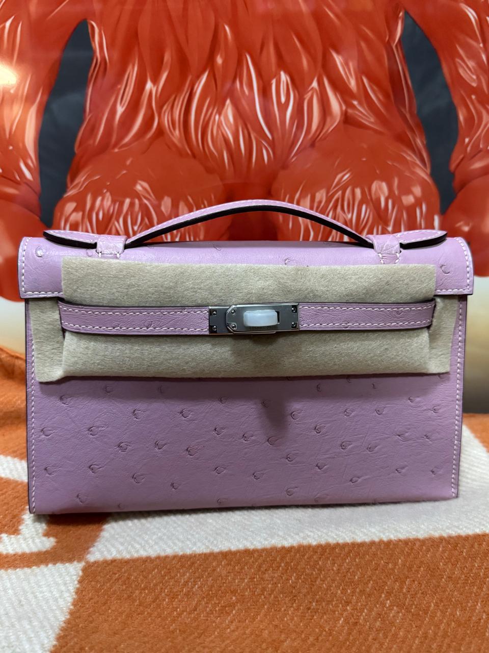 Herm**s ostrich bag.