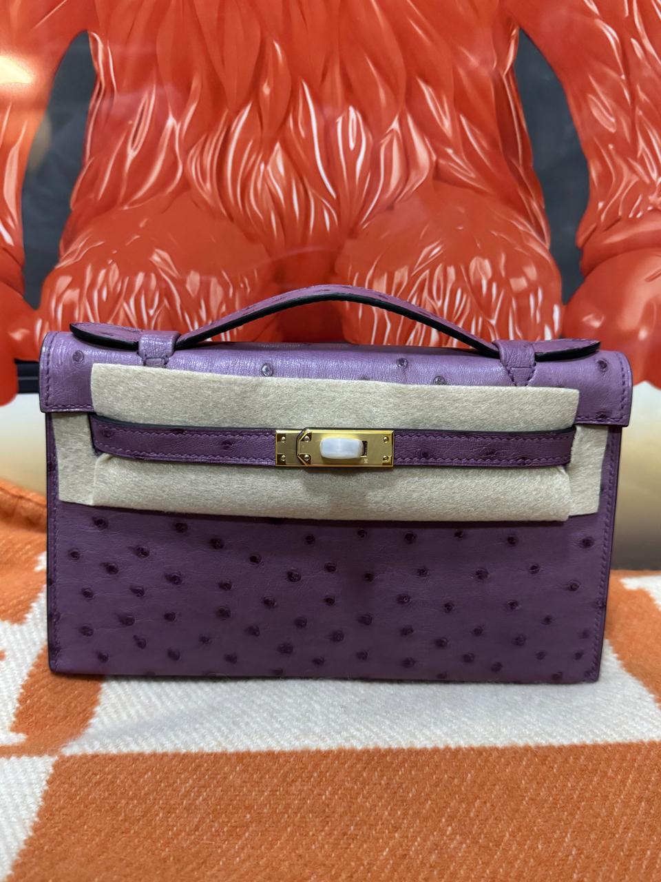 Herm**s ostrich bag.