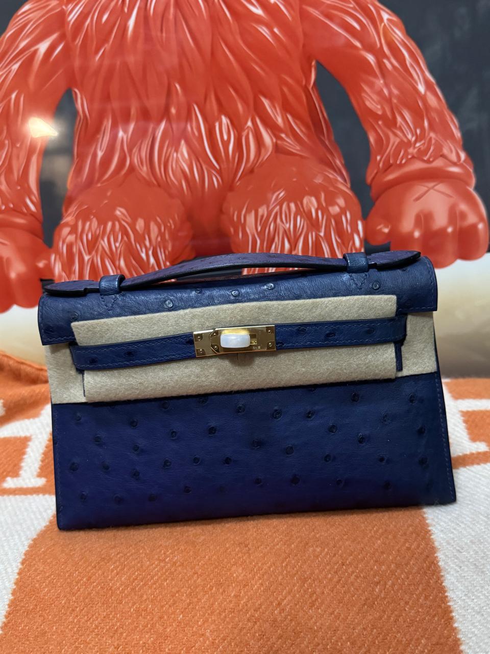 Herm**s ostrich bag.