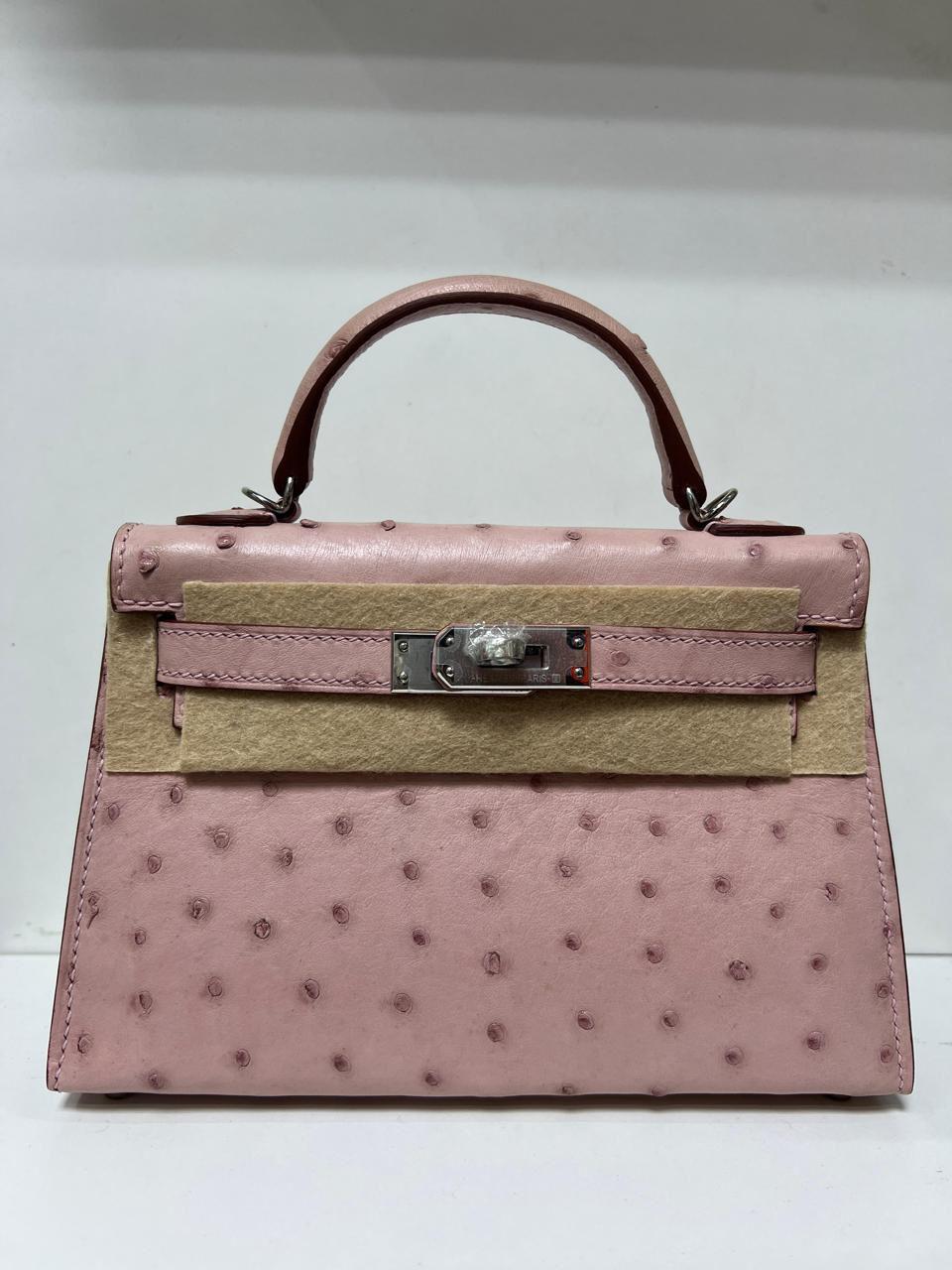 Herm**s ostrich bag.