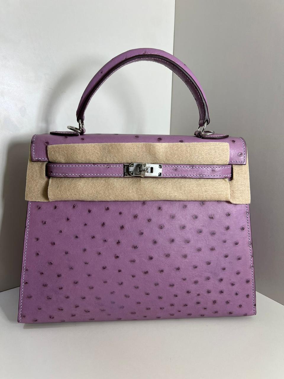 Herm**s ostrich bag.