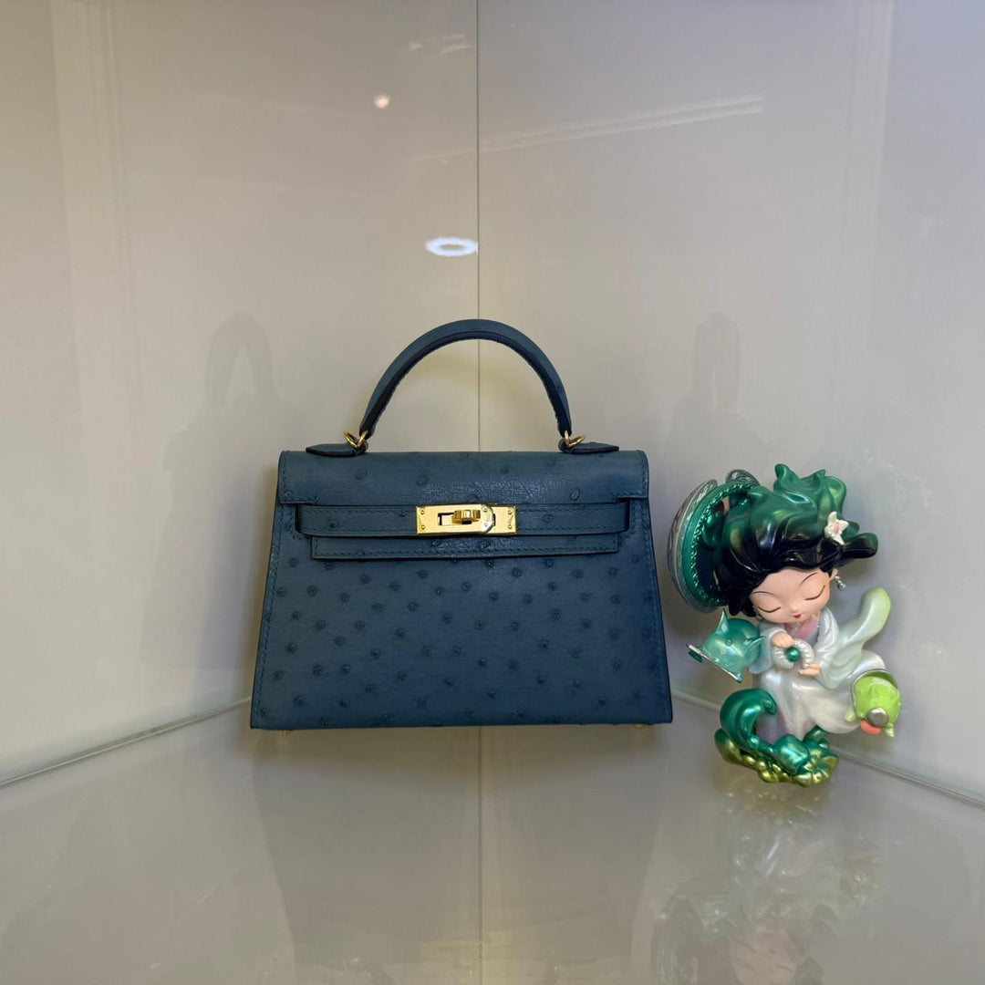 Herm**s ostrich bag.