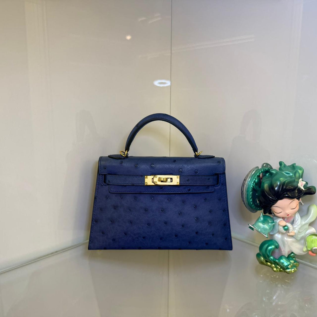 Herm**s ostrich bag.