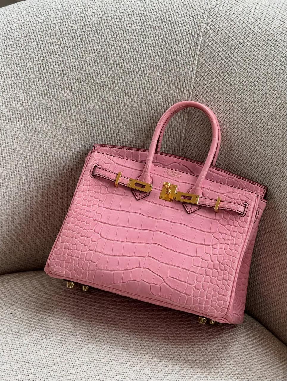 Herm**s crocodile bags.