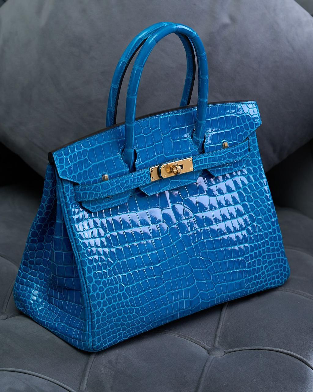 Herm**s crocodile bags.