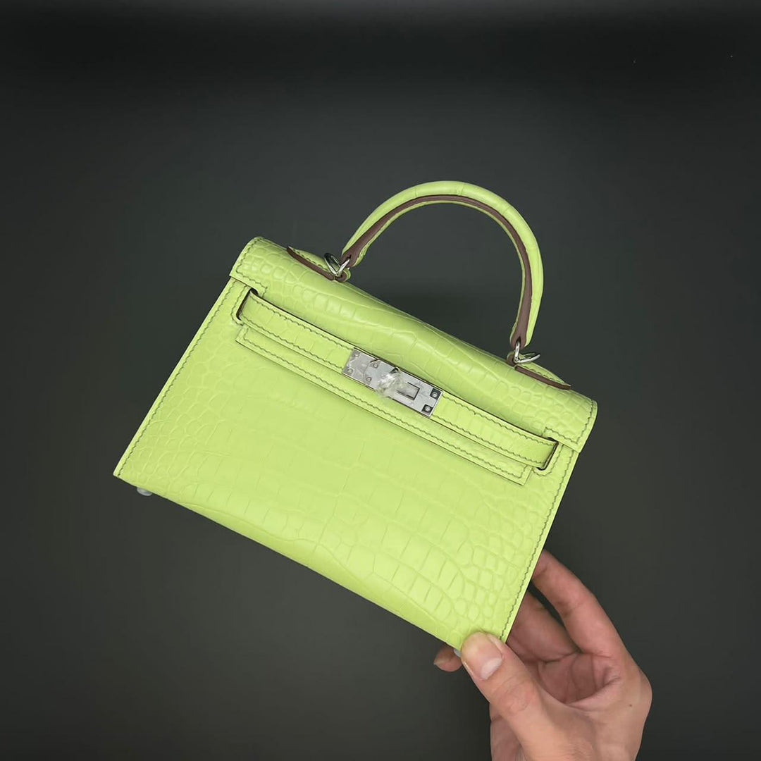Herm**s crocodile bags.