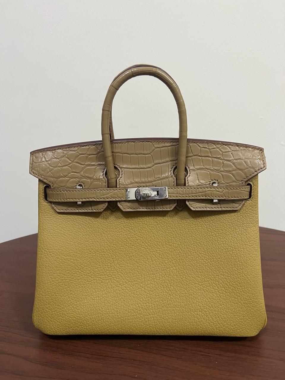 Herm**s crocodile bags.